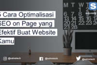 5caraoptimasiseoonpage Optimalisasi SEO dalam Blogging Tips dan Trik